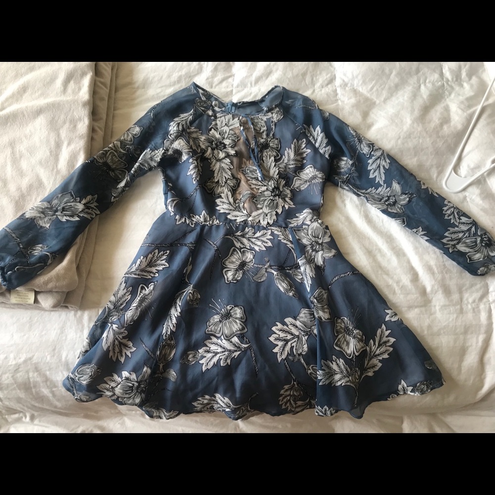 For Love and Lemons 100% Silk dress